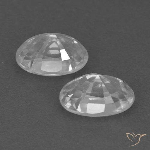 Shop natural 1.72ct Blanc Zircon gems, ovale, from Cambodge at GemSelect. In stock, global shipping!