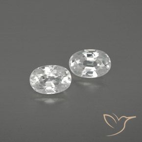 Shop natural 1.80ct Blanc Zircon gems, ovale, from Cambodge at GemSelect. In stock, global shipping!