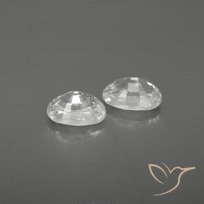 Shop natural 1.80ct Blanc Zircon gems, ovale, from Cambodge at GemSelect. In stock, global shipping!