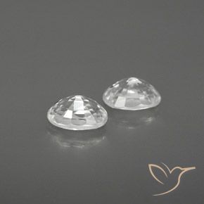 Shop natural 1.70ct Blanc Zircon gems, ovale, from Cambodge at GemSelect. In stock, global shipping!