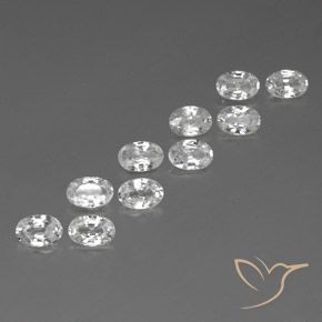 Shop natural 6.89ct Blanc Zircon gems, ovale, from Cambodge at GemSelect. In stock, global shipping!