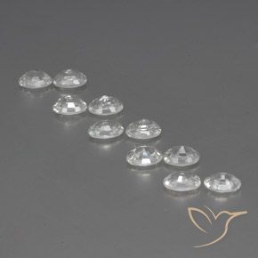 Shop natural 7.91ct Blanc Zircon gems, ovale, from Cambodge at GemSelect. In stock, global shipping!