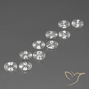 Shop natural 7.78ct Blanc Zircon gems, ovale, from Cambodge at GemSelect. In stock, global shipping!