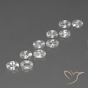 Shop natural 7.74ct Blanc Zircon gems, ovale, from Cambodge at GemSelect. In stock, global shipping!
