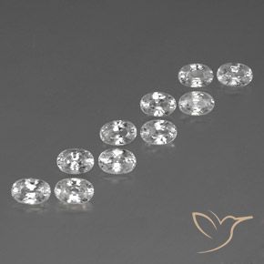 Shop natural 8.37ct Blanc Zircon gems, ovale, from Cambodge at GemSelect. In stock, global shipping!