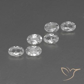 Shop natural 4.06ct Blanc Zircon gems, ovale, from Cambodge at GemSelect. In stock, global shipping!