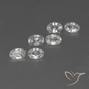 Shop natural 4.06ct Blanc Zircon gems, ovale, from Cambodge at GemSelect. In stock, global shipping!
