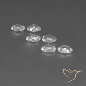 Shop natural 4.06ct Blanc Zircon gems, ovale, from Cambodge at GemSelect. In stock, global shipping!