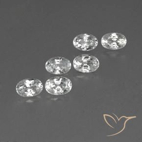 Shop natural 5.03ct Blanc Zircon gems, ovale, from Cambodge at GemSelect. In stock, global shipping!