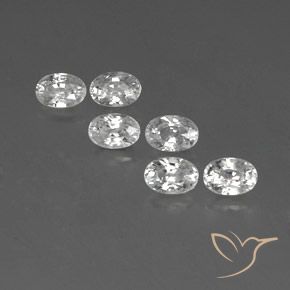 Shop natural 5.24ct Blanc Zircon gems, ovale, from Cambodge at GemSelect. In stock, global shipping!
