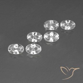 Shop natural 4.95ct Blanc Zircon gems, ovale, from Cambodge at GemSelect. In stock, global shipping!