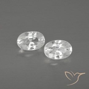 Shop natural 1.64ct Blanc Zircon gems, ovale, from Cambodge at GemSelect. In stock, global shipping!