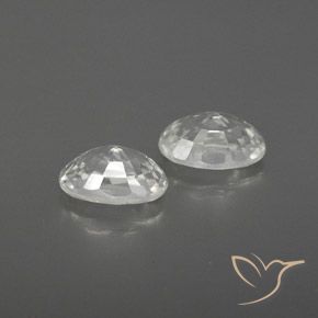 Shop natural 1.67ct Blanc Zircon gems, ovale, from Cambodge at GemSelect. In stock, global shipping!