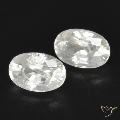 Shop natural 1.83ct Blanc Zircon gems, ovale, from Cambodge at GemSelect. In stock, global shipping!