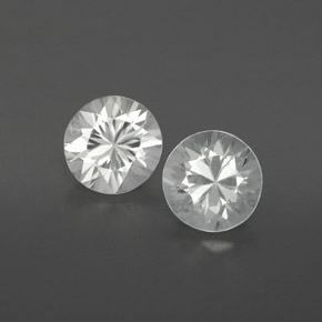 Achetez naturel 1,86ct blanc zircon gems, coupe roude, en provenance cambodge chez gemselect. en stock, livraison internationale!