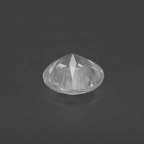 Zircon Blanc naturelle Coupe roude, 0.81 ct, VVS-VS