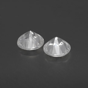 Achetez naturel 1,75ct blanc zircon gems, coupe roude, en provenance cambodge chez gemselect. en stock, livraison internationale!