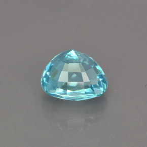 Zircon Bleu naturelle Coupe ovale, 4.15 ct, VVS-VS