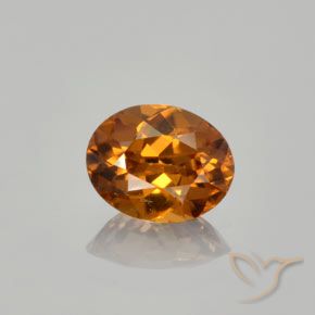 1.35ct Naturel Brun moyen Zircon, ovale, VVS