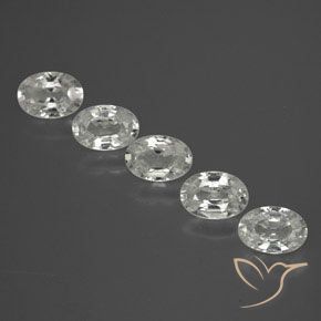 Shop natural 2.98ct Blanc Zircon gems, ovale, from Cambodge at GemSelect. In stock, global shipping!