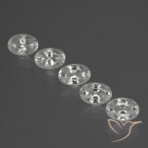 Shop natural 3.74ct Blanc clair Zircon gems, ovale, from Cambodge at GemSelect. In stock, global shipping!