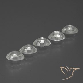 Shop natural 3.74ct Blanc clair Zircon gems, ovale, from Cambodge at GemSelect. In stock, global shipping!
