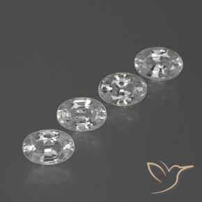 Shop natural 2.91ct Blanc Zircon gems, ovale, from Cambodge at GemSelect. In stock, global shipping!