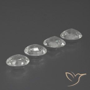 Shop natural 2.58ct Blanc Zircon gems, ovale, from Cambodge at GemSelect. In stock, global shipping!
