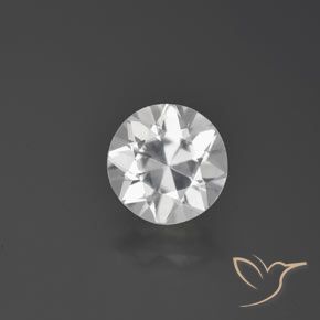 1.60ct Naturel Blanc Zircon, Tour, VVS