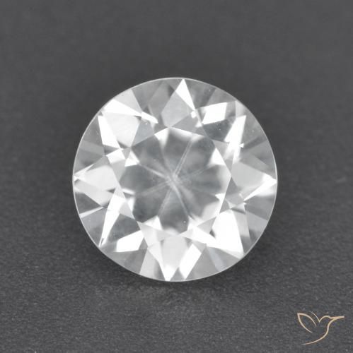 1.61ct Naturel Blanc Zircon, Tour, VVS-VS