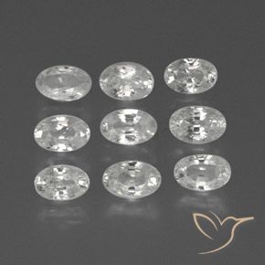 Shop natural 6.27ct Blanc Zircon gems, ovale, from Cambodge at GemSelect. In stock, global shipping!