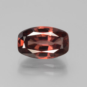 Zircon orange naturelle forme fantaisie, 2,97 ct, VVS-VS