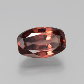 Zircon orange naturelle forme fantaisie, 2,97 ct, VVS-VS