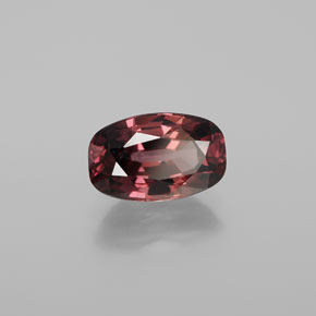 Zircon rose naturelle coupe coussin, 3,45 ct, VVS