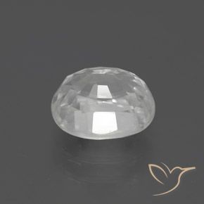 Zircon Blanc naturelle ovale, 2.76 ct, VS