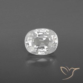3.05ct Naturel Blanc Zircon, ovale, VVS-VS