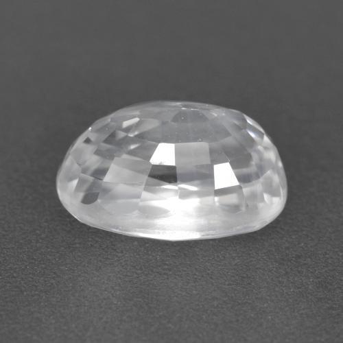 Zircon Blanc naturelle Coupe ovale, 3.31 ct, VVS