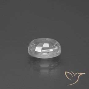 Zircon Blanc naturelle ovale, 3.53 ct, VS