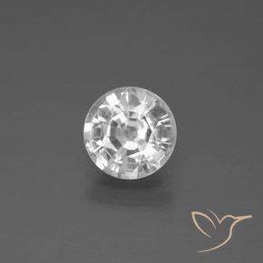 1.65ct Naturel Blanc Zircon, Tour, VS