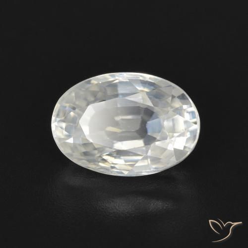 2.72ct Naturel Blanc chaud Zircon, ovale, VVS