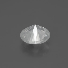 Zircon blanc naturelle coupe roude, 2,21 ct, VS