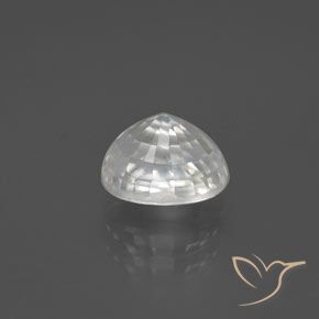 Zircon Blanc chaud naturelle ovale, 3.24 ct, VVS