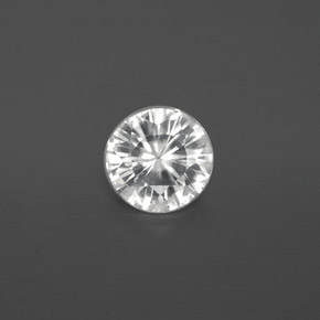 Zircon blanc naturelle coupe roude, 0,77 ct, VS