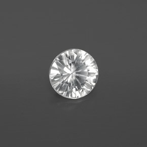 Zircon blanc naturelle coupe roude, 0,77 ct, VS