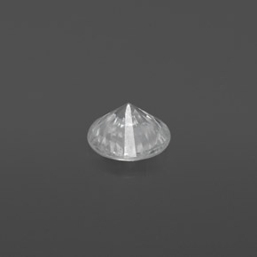 Zircon blanc naturelle coupe roude, 0,77 ct, VS