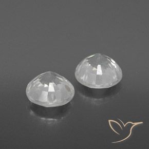 Shop natural 3.59ct Blanc chaud Zircon gems, Tour, from Cambodge at GemSelect. In stock, global shipping!