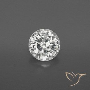 1.88ct Naturel Blanc chaud Zircon, Tour, VVS