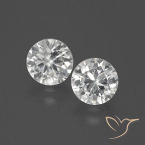 2.56ctw Naturel Blanc Zircon, Tour, VS