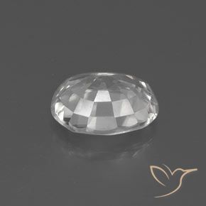Zircon Blanc naturelle ovale, 2.92 ct, VVS