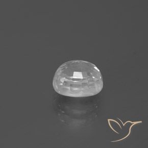Zircon Blanc naturelle Coussin, 3.29 ct, VS